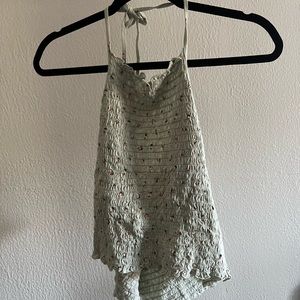 AE Floral Halter Top (size:L)